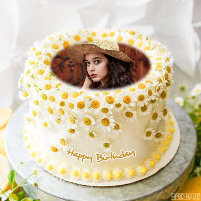 an edible photo cake made by us