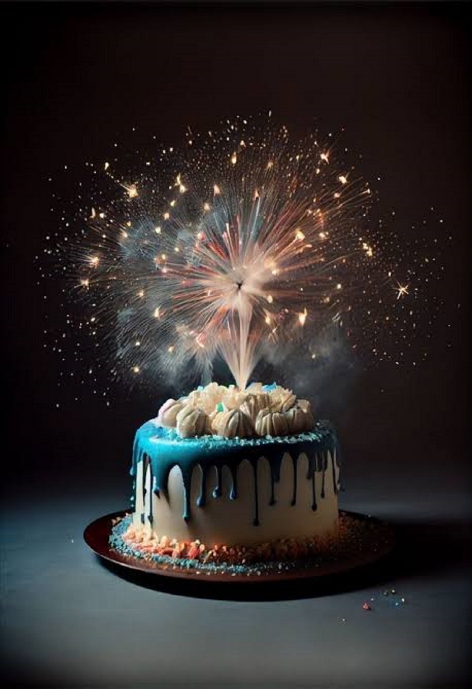 A special organic customized birthday cake by us.